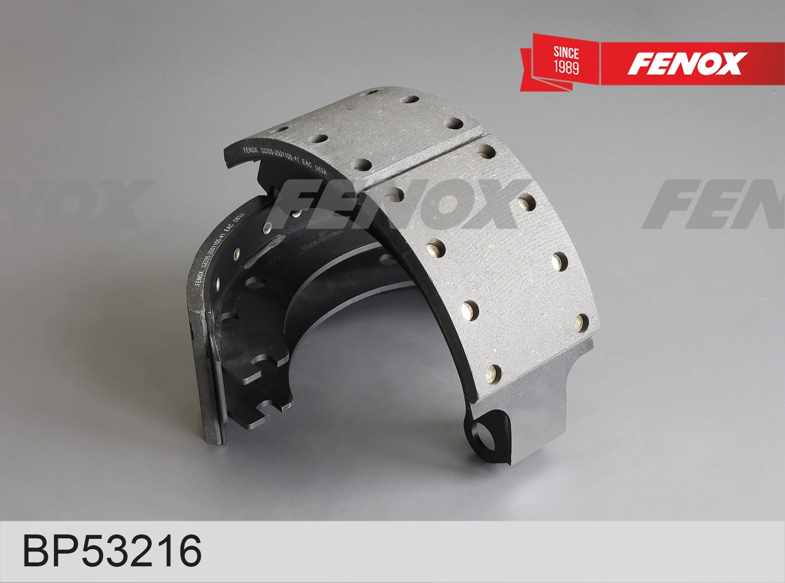 Комплект тормозных башмаков, барабанные тормоза FENOX BP53216
