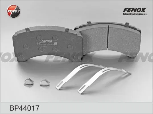 Комплект тормозных колодок, дисковый тормоз FENOX BP44017