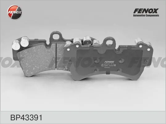 Комплект тормозных колодок, дисковый тормоз FENOX BP43391