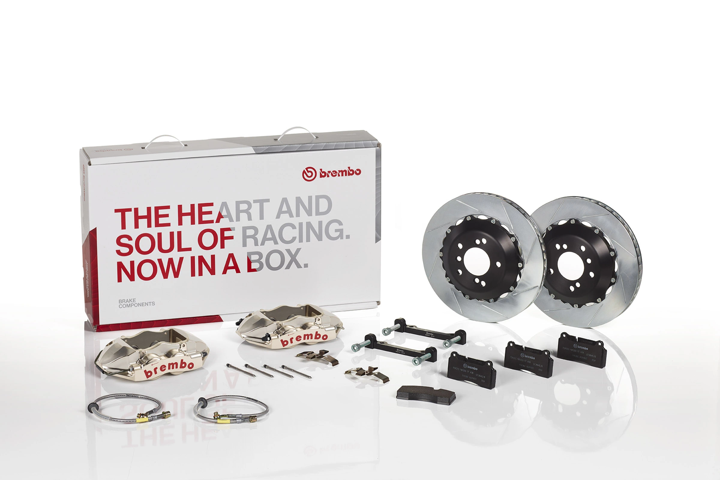 Комплект экономичных тормозов UPGRADE, GT | R4 | TY1 BREMBO 2P2.9028AR